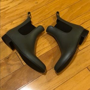 Sam Edelman Tinsley Rainboots, size 7, green